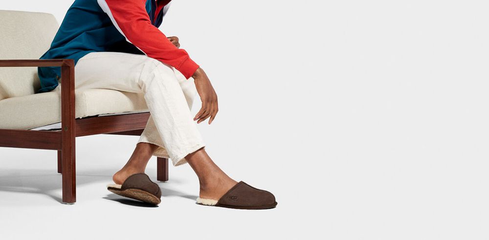 Ugg Slippers Canada - Ugg Men's Scuff Chocolate